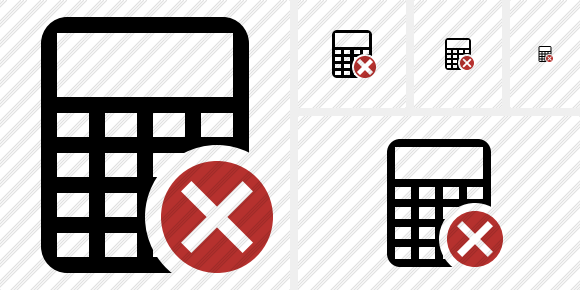 Calculator Cancel Symbol