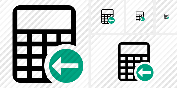 Icône Calculator Previous