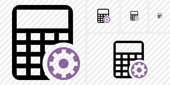 Icône Calculator Settings