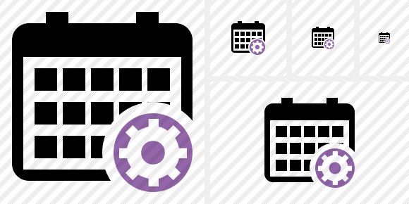 Calendar Settings Symbol