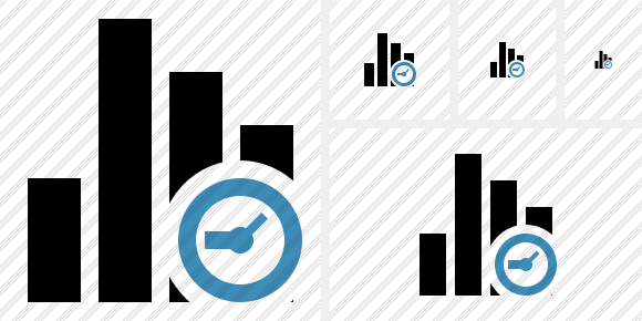 Chart Clock Symbol