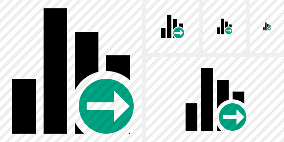 Icône Chart Next