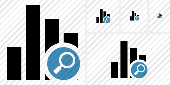 Icône Chart Search