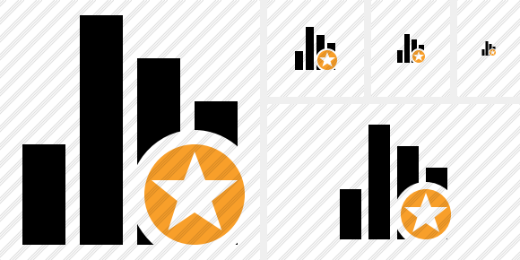 Icône Chart Star