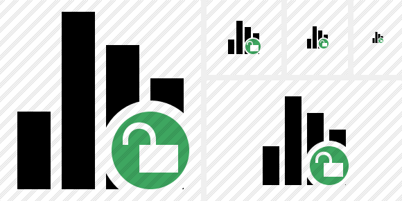 Icône Chart Unlock