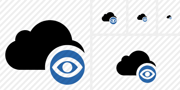 Cloud View Icon Cloud View Icon