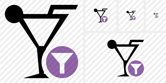 Cocktail Filter Symbol