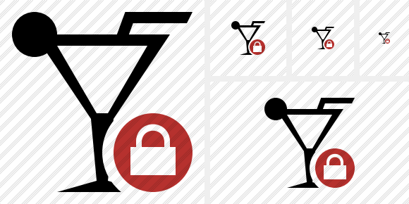 Cocktail Lock Symbol