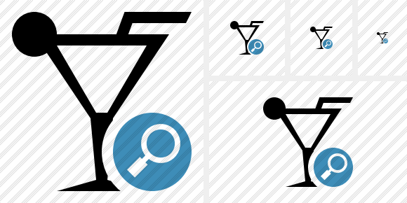 Cocktail Search Symbol