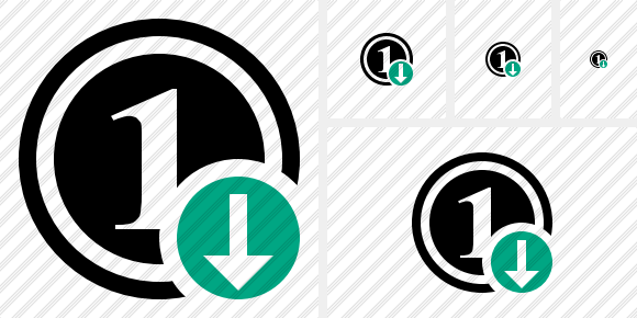 Coin Download Icon Coin Download Icon