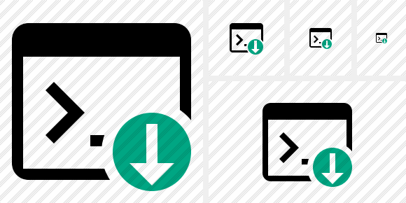 Command Prompt Download Symbol