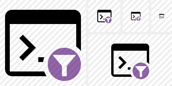 Command Prompt Filter Symbol