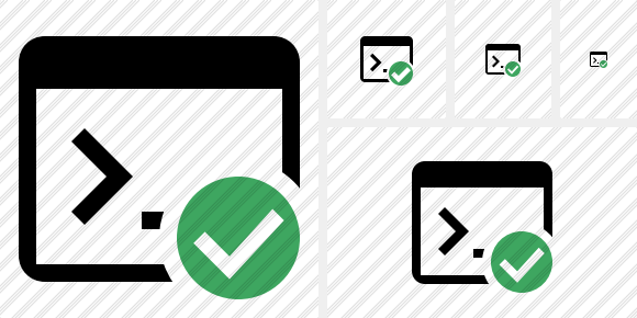 Command Prompt Ok Icon Command Prompt Ok Icon