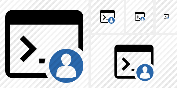 Иконка Коммандная строка Пользователь