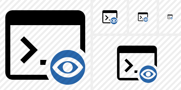 Command Prompt View Symbol