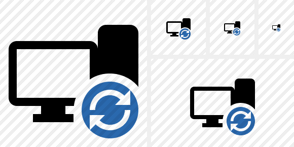 Иконка Компьютер Обновить