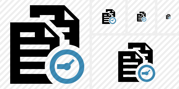 Copy Clock Icon Copy Clock Icon