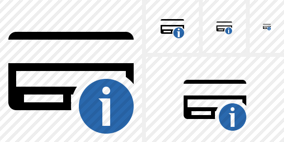 Иконка Кредитная карта Информация