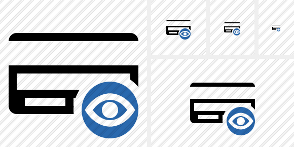 Иконка Кредитная карта Просмотр