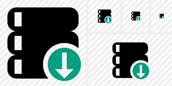 Database Download Symbol