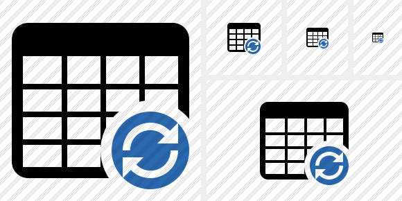 Database Table Refresh Symbol