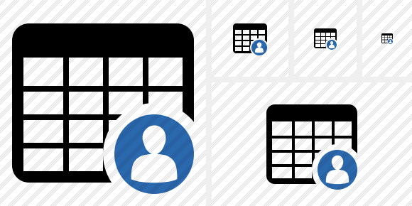 Database Table User Symbol