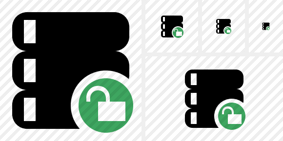 Database Unlock Icon