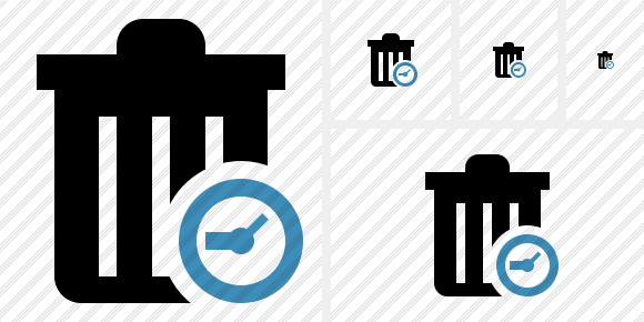 Delete Clock Icon Delete Clock Icon