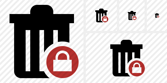 Delete Lock Icon Delete Lock Icon