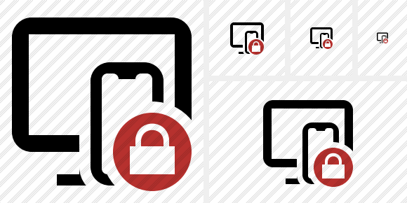 Devices Lock Icon Devices Lock Icon
