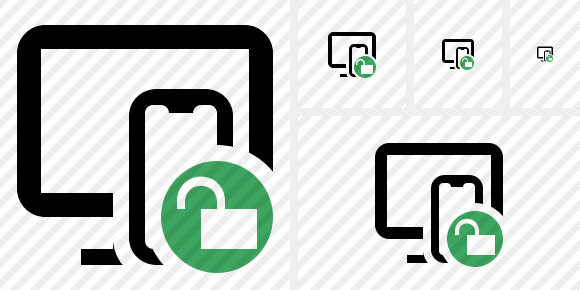Devices Unlock Icon Devices Unlock Icon