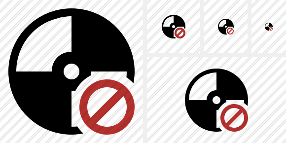 Disc Block Icon Disc Block Icon