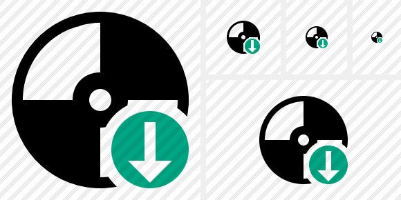 Disc Download Icon Disc Download Icon