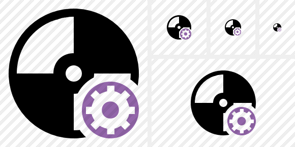 Disc Settings Icon Disc Settings Icon