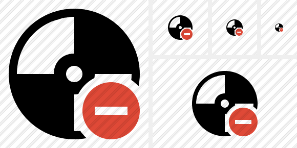 Disc Stop Icon Disc Stop Icon