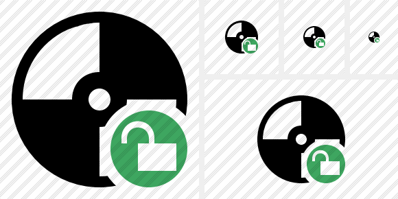 Disc Unlock Icon Disc Unlock Icon