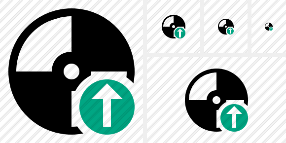Disc Upload Icon Disc Upload Icon