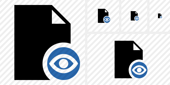 Icono Document Blank View Icono Document Blank View