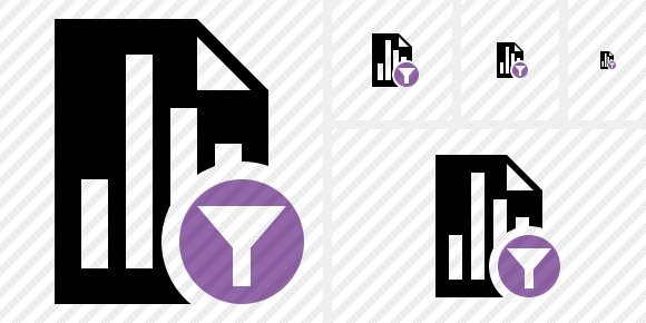 Document Chart Filter Symbol