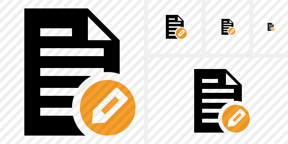 Document Edit Symbol