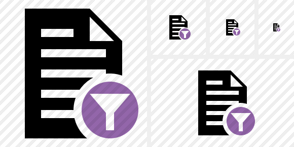 Icône Document Filter