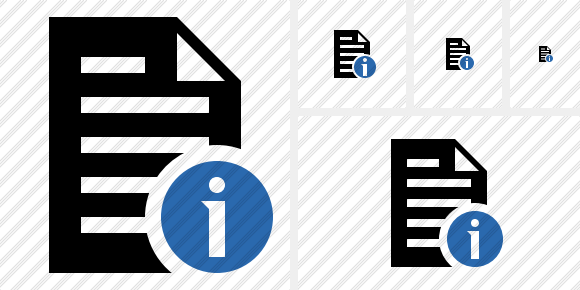 Icône Document Information