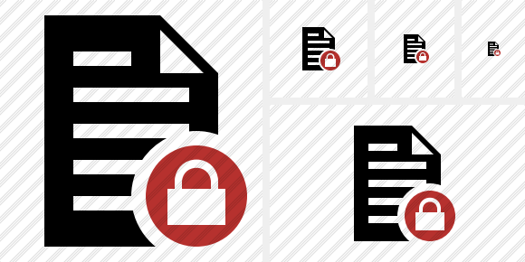 Document Lock Symbol