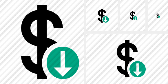 Dollar Download Symbol