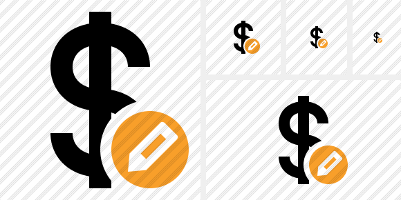 Dollar Edit Symbol