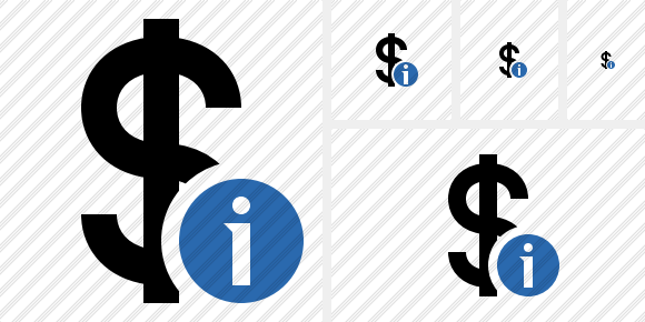 Icona Dollaro Info Icona Dollaro Info