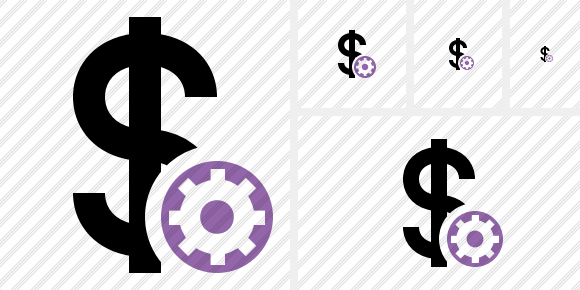 Dollar Settings Symbol