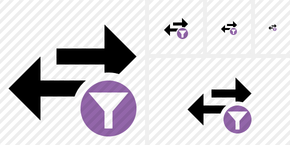 Exchange Horizontal Filter Symbol