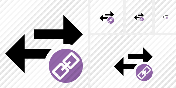 Exchange Horizontal Link Symbol