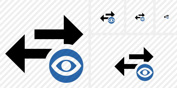 Exchange Horizontal View Symbol